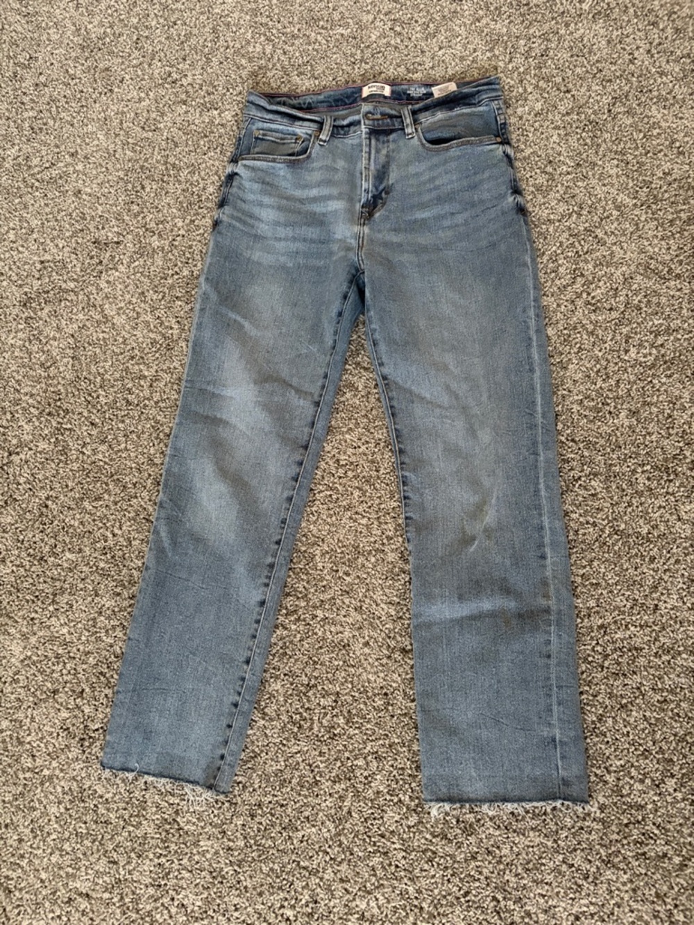 Kensie Women's Light Blue Straight-Leg Jeans